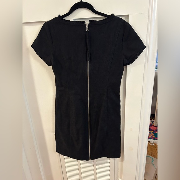 Tory Burch Black Tweed Front pocket shift dress - Picture 5 of 7